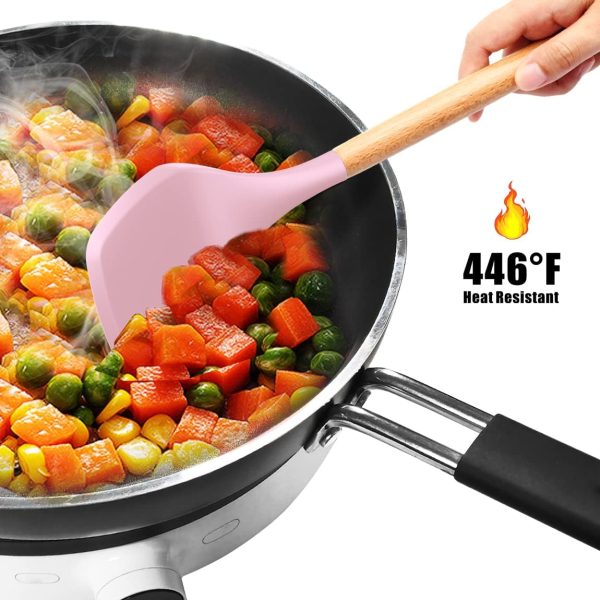 12 Pcs Silicone Cooking Utensils Set – Non-Stick Heat Resistant Kitchen Utensil Set