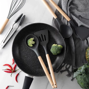 12 Pcs Silicone Cooking Utensils Set – Non-Stick Heat Resistant Kitchen Utensil Set