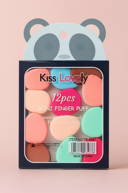 mini finger powder puffs

air cushion makeup sponge

concealer blending sponge

foundation puff set

12 pcs makeup puffs

small beauty sponge

portable makeup tool

soft blending sponge

makeup accessories set

flawless makeup applicator