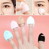 12 Pcs Mini Finger Powder Puff Set – Air Cushion Sponges for Concealer & Foundation Makeup
