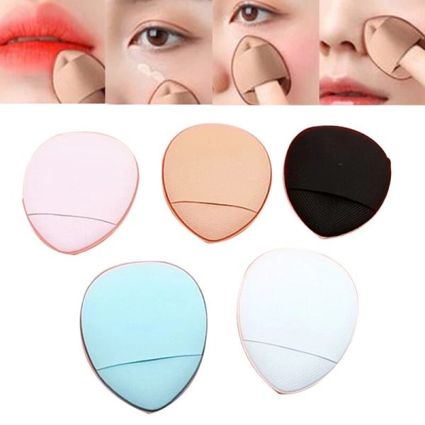 12 Pcs Mini Finger Powder Puff Set – Air Cushion Sponges for Concealer & Foundation Makeup