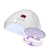 2 in 1 LED Nail Dryer & Electric Nail Kit – Manicure Lamp with 5 Attachment Heads