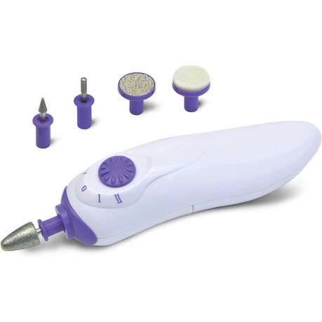 2 in 1 LED Nail Dryer & Electric Nail Kit – Manicure Lamp with 5 Attachment Heads