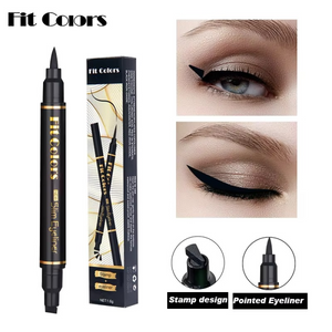 2 In 1 Winged Stamp Liquid Eyeliner Pencil Waterproof