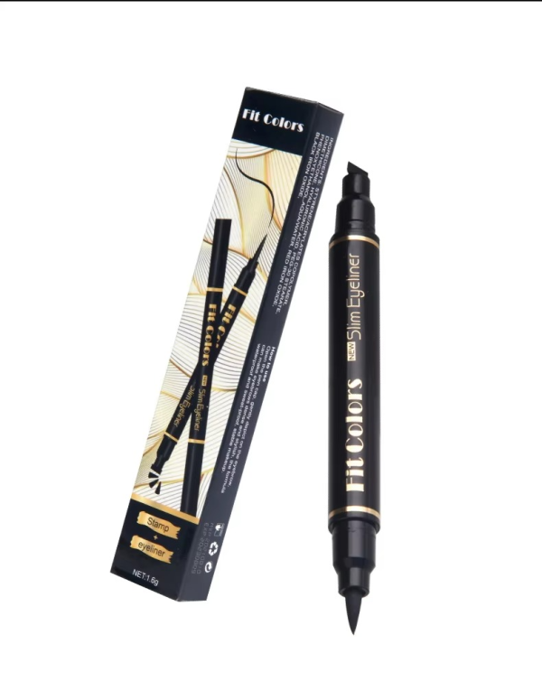 2 In 1 Winged Stamp Liquid Eyeliner Pencil Waterproof