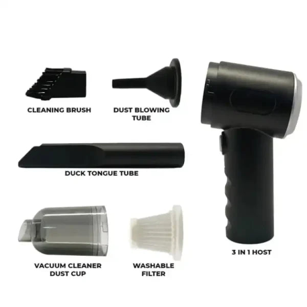 3 in 1 Portable Wireless Vacuum Cleaner – Handheld Cleaning for Car & Home (AS 228)