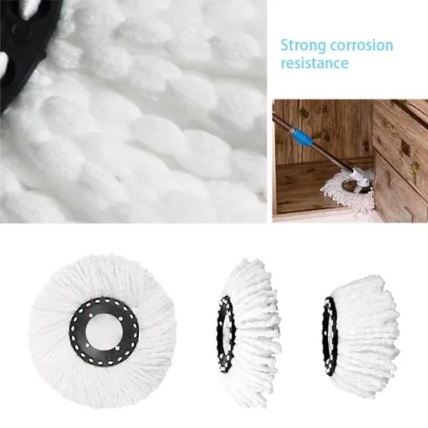 360° Rotating Microfiber Mop with Bucket – Deep-Cleaning Magic Spin Mop