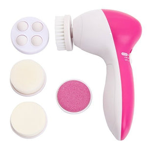 5 In 1 Facial Electric Cleanser & Massager – Beauty Brush for Deep Cleansing & Blackhead Removal