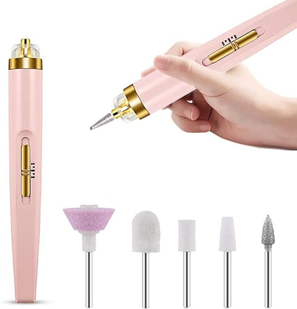 5 in 1 Professional Manicure Nail Care Set – Electric Nail File & Beauty Tool Kit