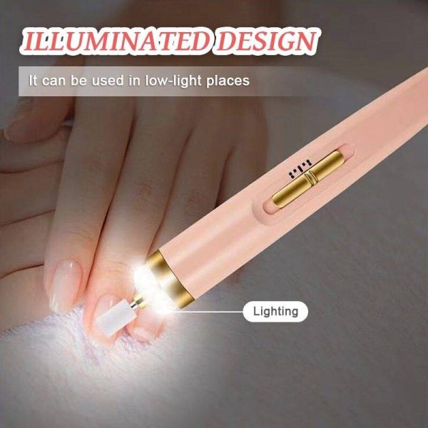 5 in 1 Professional Manicure Nail Care Set – Electric Nail File & Beauty Tool Kit