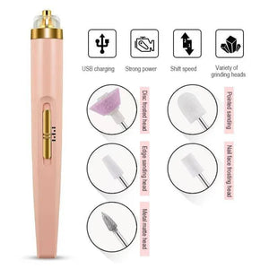 5 in 1 Professional Manicure Nail Care Set – Electric Nail File & Beauty Tool Kit
