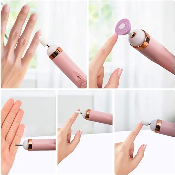 5 in 1 Professional Manicure Nail Care Set – Electric Nail File & Beauty Tool Kit