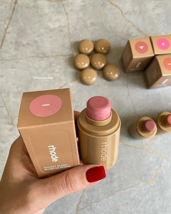 6 Colors Rhode Pocket Blush – Long-Lasting & Moisturizing Makeup Beauty Cosmetics
