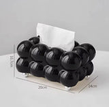 Modern Bubble Tissue Box Holder – Creative Decorative Tissue Storage Case