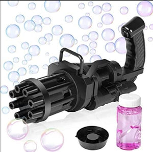 8-Hole Gatling Bubble Gun – Automatic Electric Bubble Machine & Bubble Blower