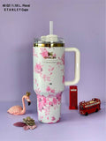 1200ml / 40oz Stainless Steel Stanley-Style Printed Tumbler – Insulated, Durable & Stylish