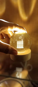 Islamic 3D Crystal LED Lamp – Allah, Muhammad & Kaaba♥️