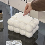 Modern Bubble Tissue Box Holder – Creative Decorative Tissue Storage Case