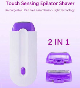 Yes LED Finishing Touch 2-in-1 Rechargeable Trimmer – Facial & Body Hair Remover for Women | Box Packing