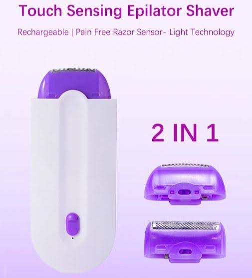 Yes LED Finishing Touch 2-in-1 Rechargeable Trimmer – Facial & Body Hair Remover for Women | Box Packing
