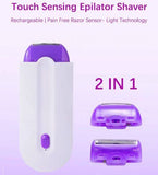 Yes LED Finishing Touch 2-in-1 Rechargeable Trimmer – Facial & Body Hair Remover for Women | Box Packing