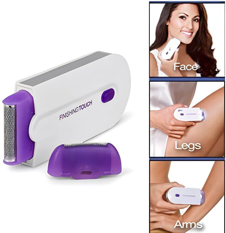 Yes LED Finishing Touch 2-in-1 Rechargeable Trimmer – Facial & Body Hair Remover for Women | Box Packing