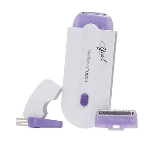 Yes LED Finishing Touch 2-in-1 Rechargeable Trimmer – Facial & Body Hair Remover for Women | Box Packing