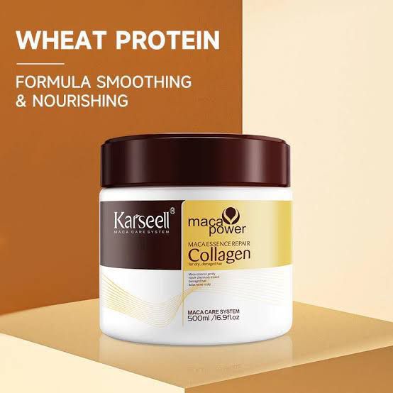 Karseell Collagen & Maca Hair Mask – Deep Repair & Nourishing Treatment (500ml)