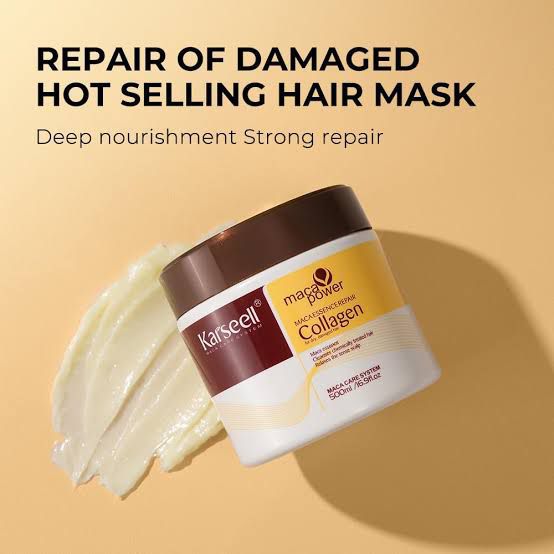 Karseell Collagen & Maca Hair Mask – Deep Repair & Nourishing Treatment (500ml)