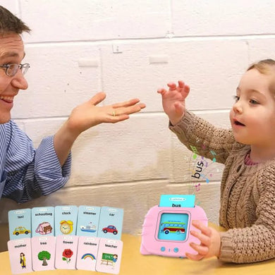 audible flash cards

baby reading machine

early learning toy

English learning for kids

Montessori toddler toy

educational gift for toddlers

talking flash cards

kids language development toy

interactive reading toy

random color learning machine