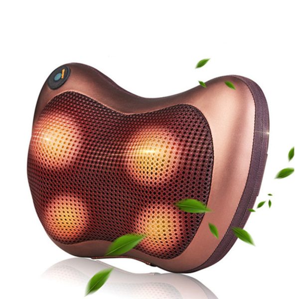 Car & Home Electric Massage Pillow – Heated Neck, Back, Shoulder & Waist Massager for Muscle Pain Relief