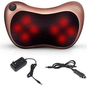 Car & Home Electric Massage Pillow – Heated Neck, Back, Shoulder & Waist Massager for Muscle Pain Relief