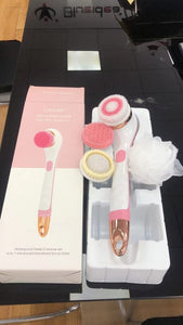 Cnaier Electric Bath & Body Scrub Brush Set – Deep Cleaning & Exfoliating Tool