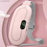 Digital Period Pad – Heating & Vibrating Pain Relief Belt for Menstrual Cramps, 3 Heat Levels & 4 Modes