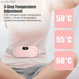 Digital Period Pad – Heating & Vibrating Pain Relief Belt for Menstrual Cramps, 3 Heat Levels & 4 Modes