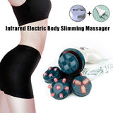 Electric Slimming Massager – Handheld Body Relaxation Tool with 4 Vibrating Heads for Neck, Shoulder & Back