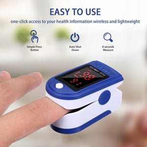 Fingertip Pulse Oximeter – Portable Blood Oxygen Saturation & Pulse Rate Monitor