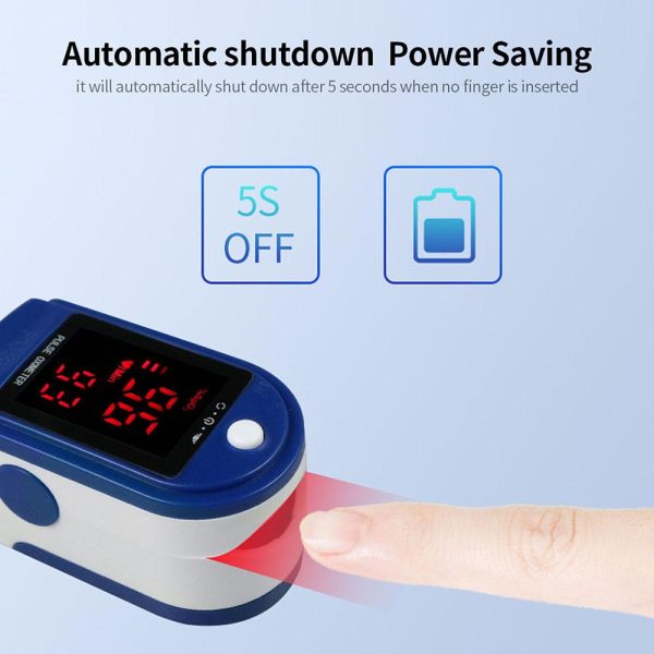 Fingertip Pulse Oximeter – Portable Blood Oxygen Saturation & Pulse Rate Monitor