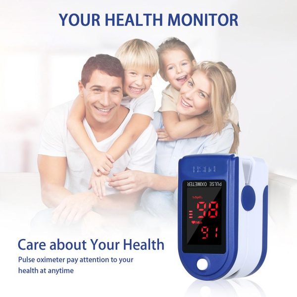 Fingertip Pulse Oximeter – Portable Blood Oxygen Saturation & Pulse Rate Monitor