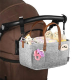 Foldable Baby Diaper Caddy Organizer – Portable Storage Basket for Nursery, Car & Changing Table