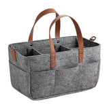 Foldable Baby Diaper Caddy Organizer – Portable Storage Basket for Nursery, Car & Changing Table