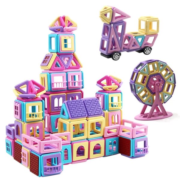 High Quality 40 Pcs Magnetic Building Blocks Set for Kids – Educational & Creative Toy