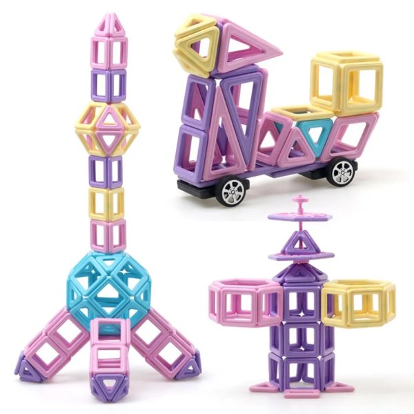 High Quality 40 Pcs Magnetic Building Blocks Set for Kids – Educational & Creative Toy