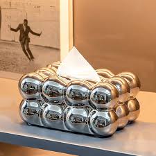 Modern Bubble Tissue Box Holder – Creative Decorative Tissue Storage Case