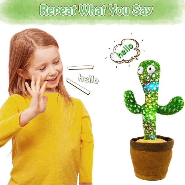 Interactive Dancing Cactus Toy