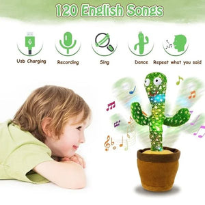 Interactive Dancing Cactus Toy