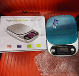 Digital Kitchen Weight Scale – Plastic Digital Scale with 1g to 10,000g Precision Measurement