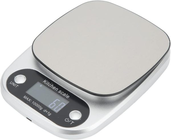 Digital Kitchen Weight Scale – Plastic Digital Scale with 1g to 10,000g Precision Measurement