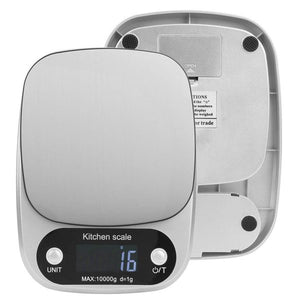 Digital Kitchen Weight Scale – Plastic Digital Scale with 1g to 10,000g Precision Measurement
