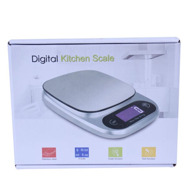 Digital Kitchen Weight Scale – Plastic Digital Scale with 1g to 10,000g Precision Measurement